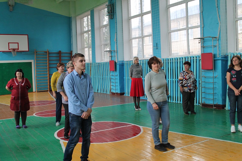 Зарядка для сотрудников колледжа